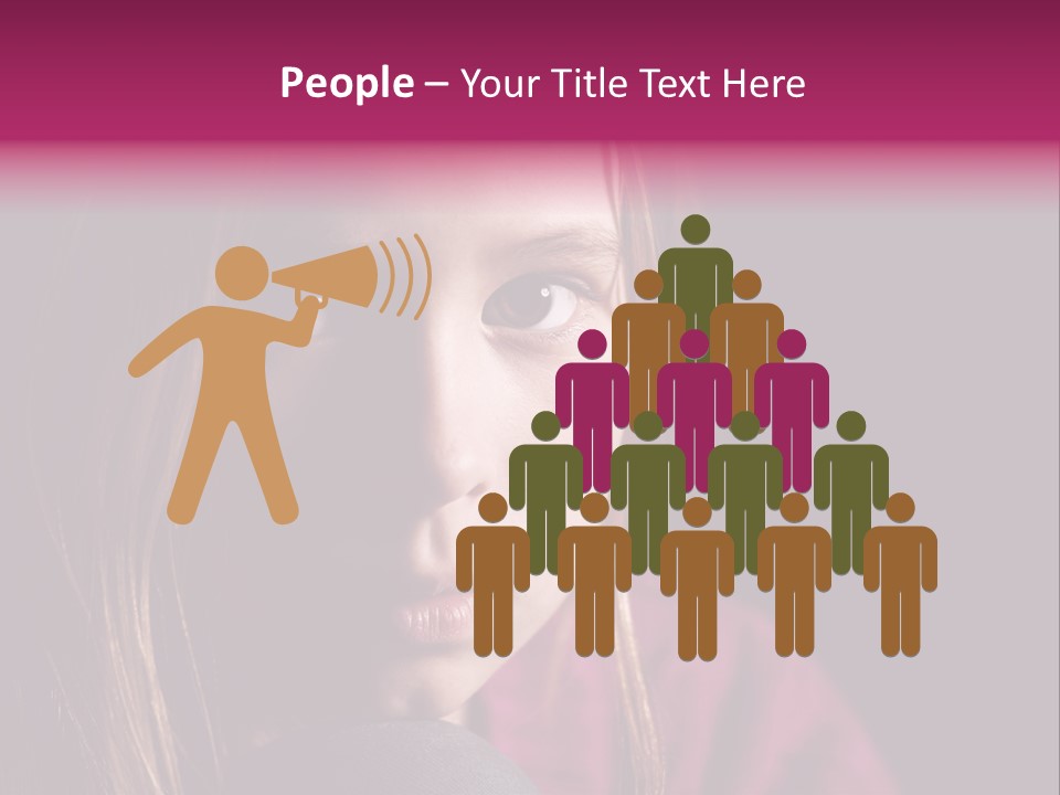 Face Depressed Social PowerPoint Template