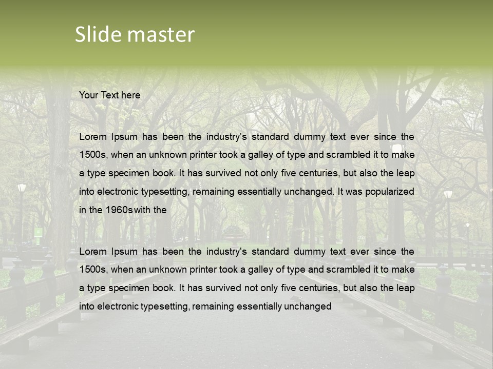 Sycamore Urban Cobblestone PowerPoint Template