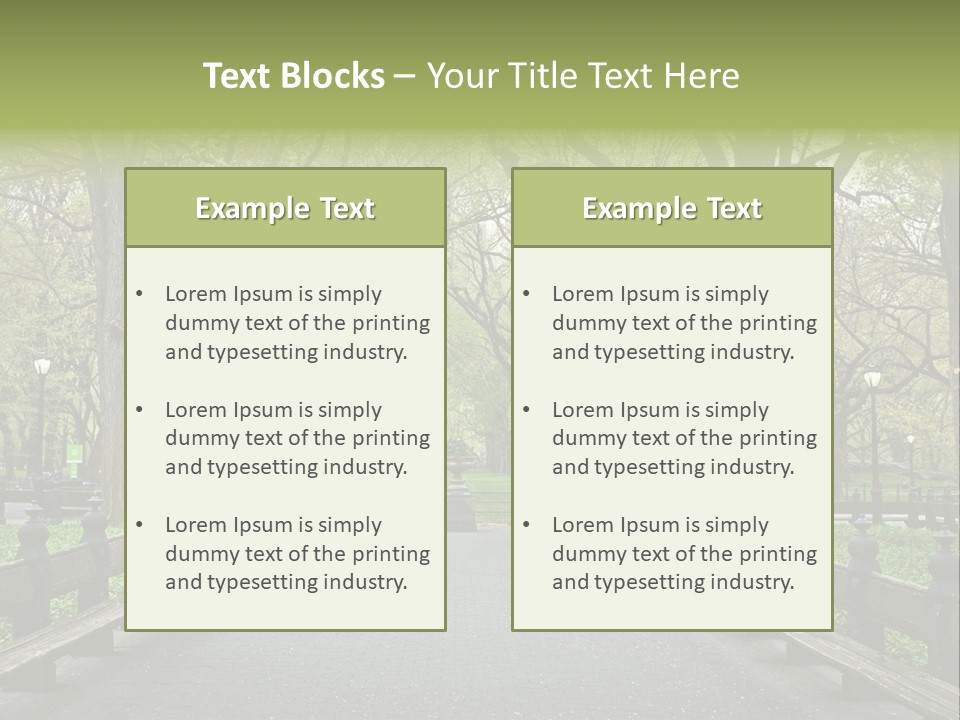 Sycamore Urban Cobblestone PowerPoint Template