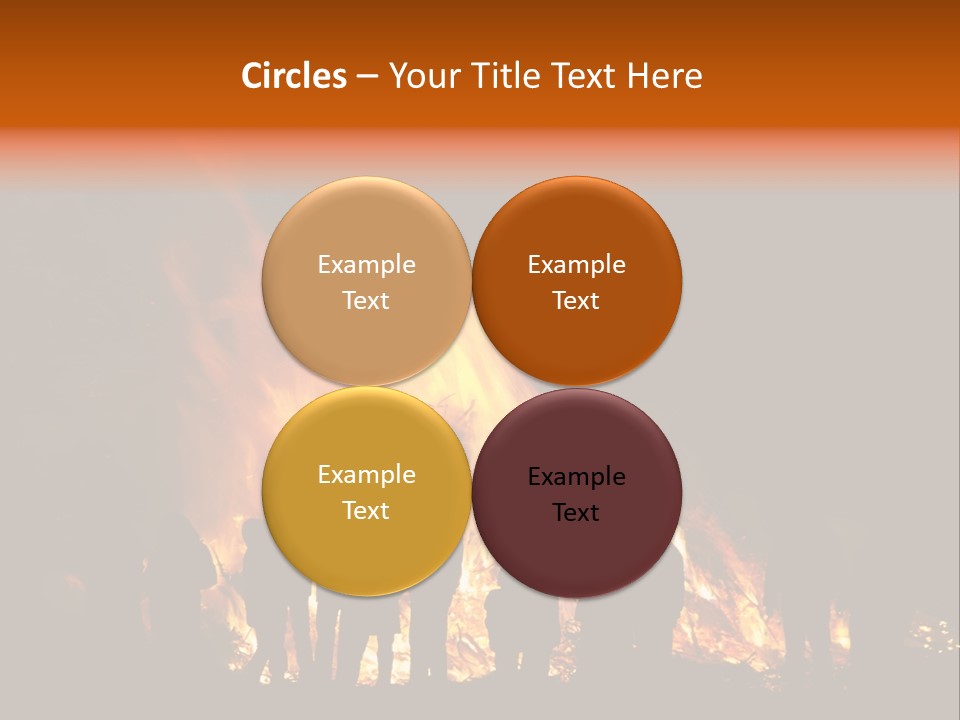 Walpurgisnacht Fire Burn PowerPoint Template