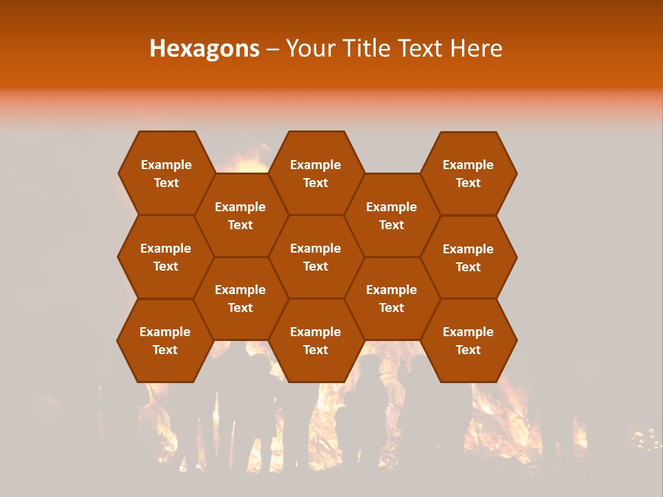 Walpurgisnacht Fire Burn PowerPoint Template