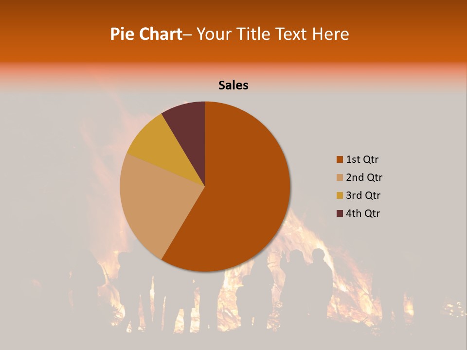 Walpurgisnacht Fire Burn PowerPoint Template