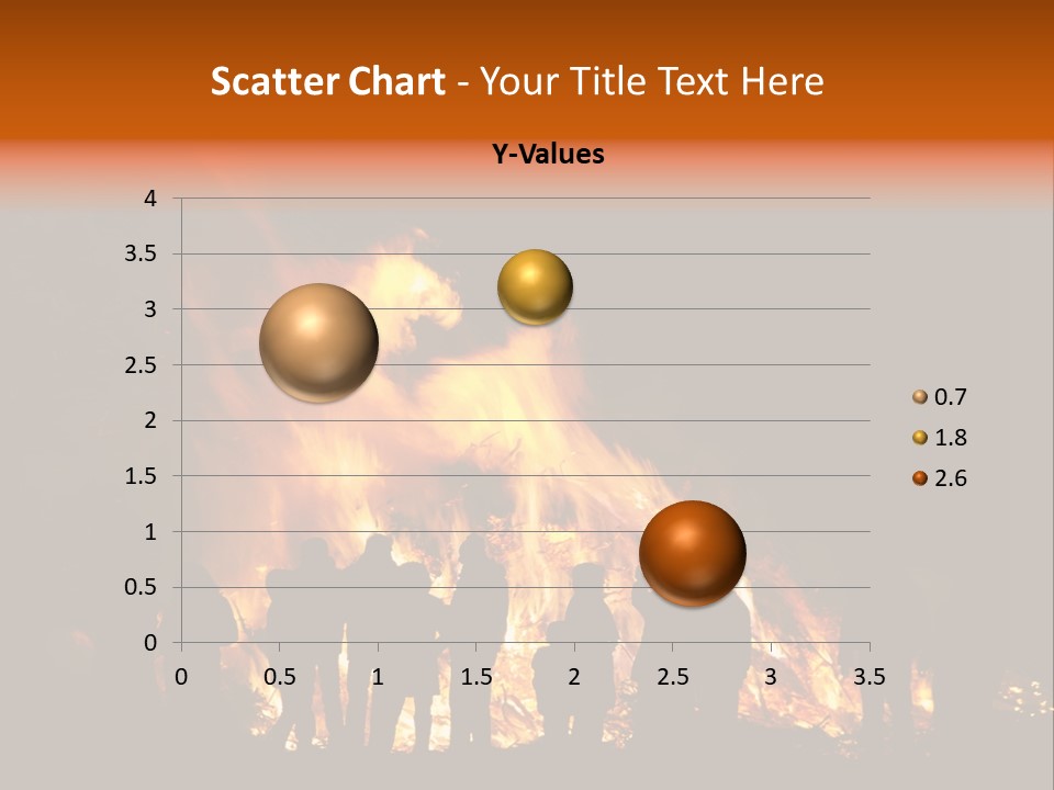 Walpurgisnacht Fire Burn PowerPoint Template