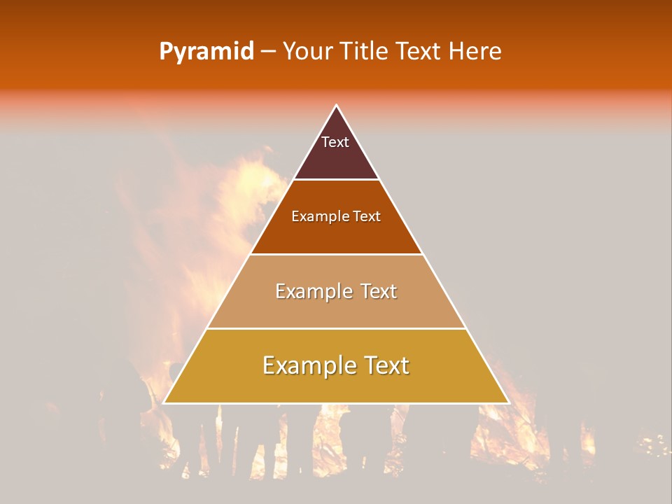 Walpurgisnacht Fire Burn PowerPoint Template