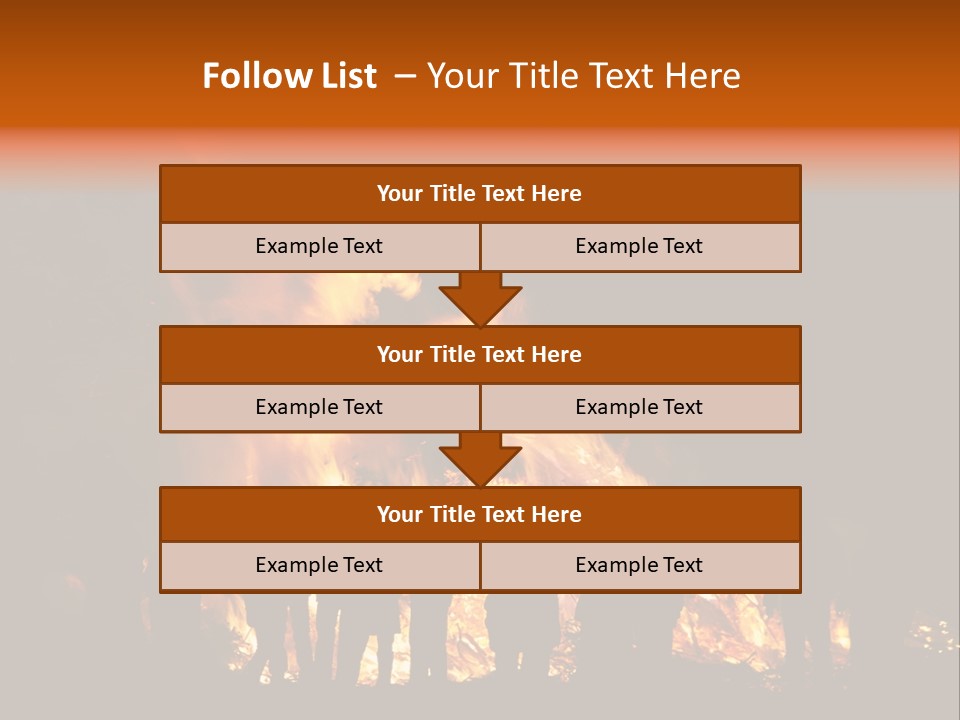 Walpurgisnacht Fire Burn PowerPoint Template