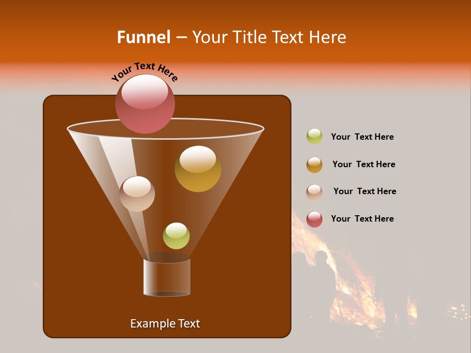 Walpurgisnacht Fire Burn PowerPoint Template