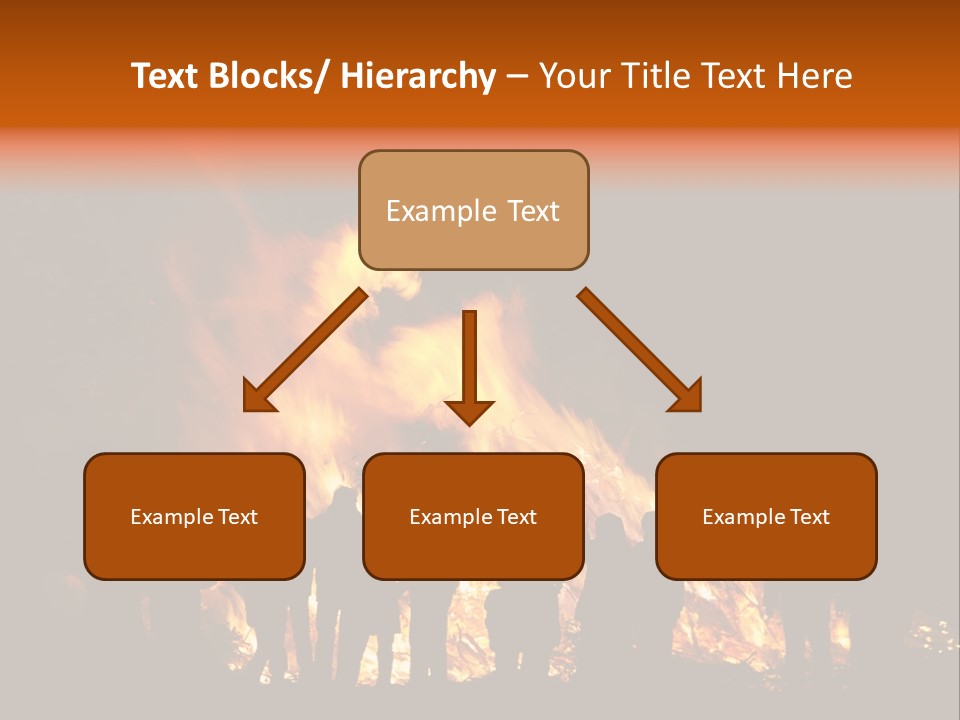 Walpurgisnacht Fire Burn PowerPoint Template