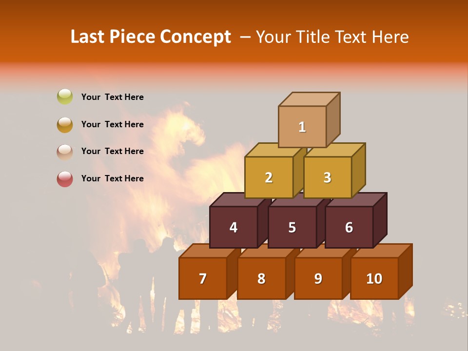 Walpurgisnacht Fire Burn PowerPoint Template