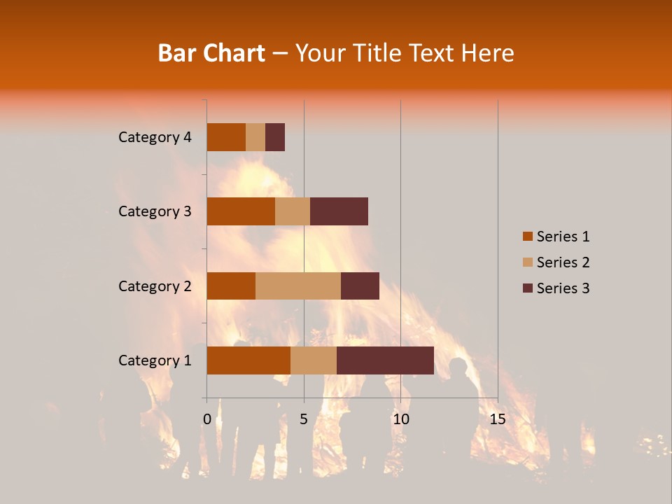 Walpurgisnacht Fire Burn PowerPoint Template