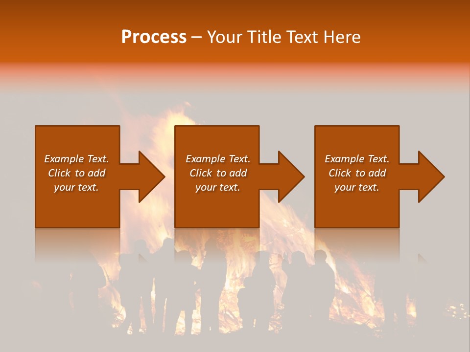 Walpurgisnacht Fire Burn PowerPoint Template