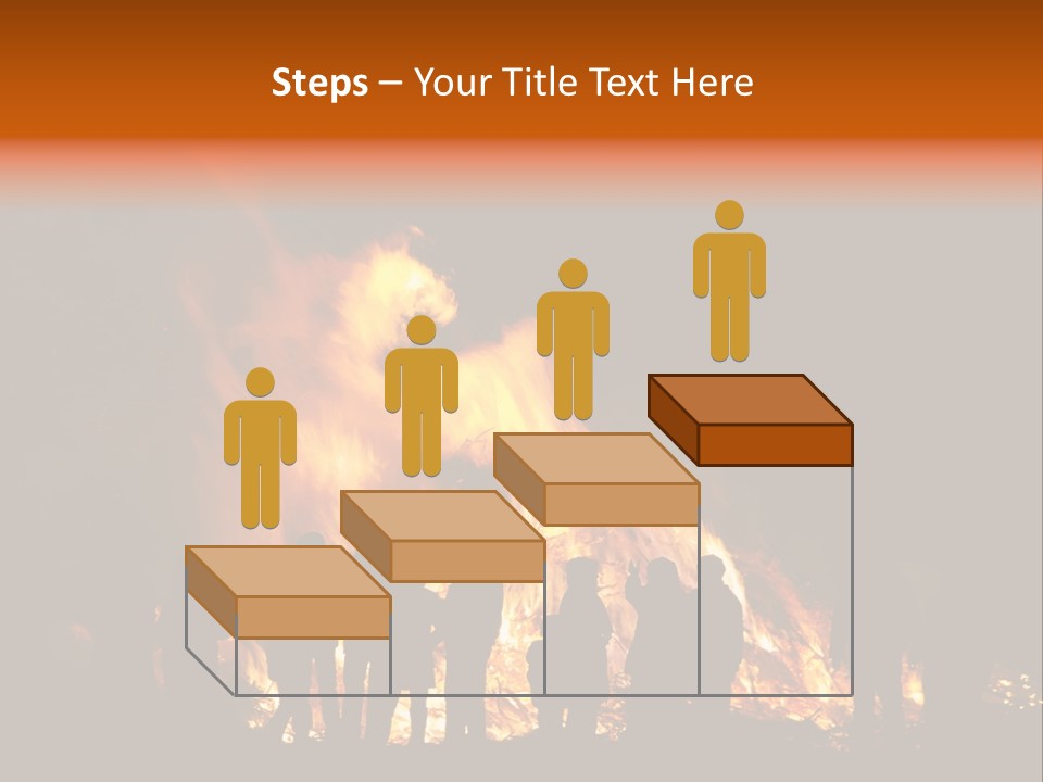 Walpurgisnacht Fire Burn PowerPoint Template