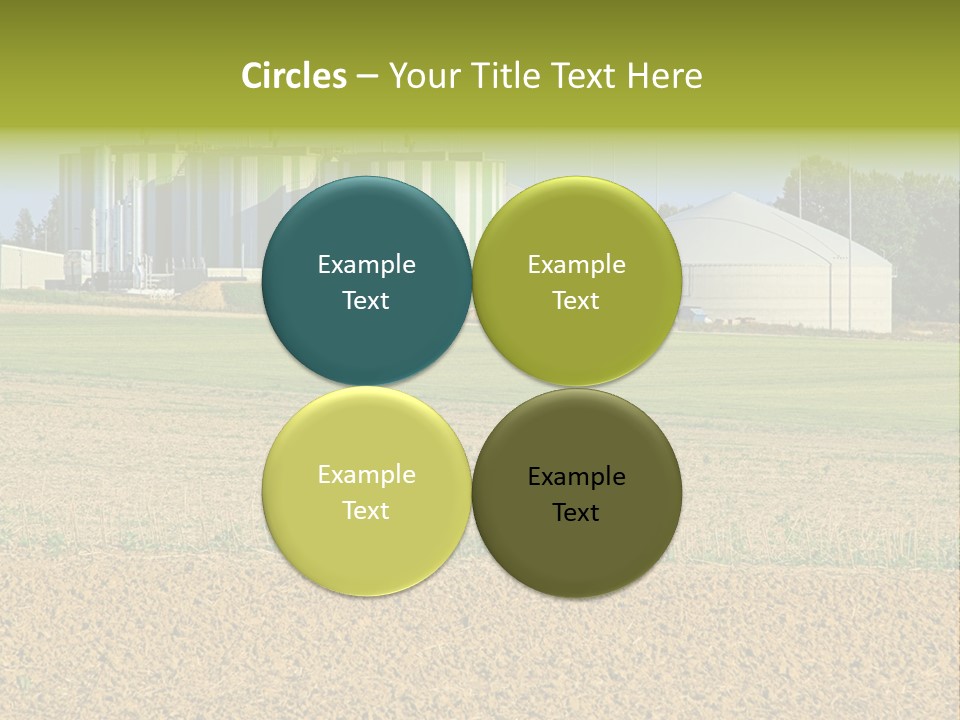 Protection Sky Field PowerPoint Template