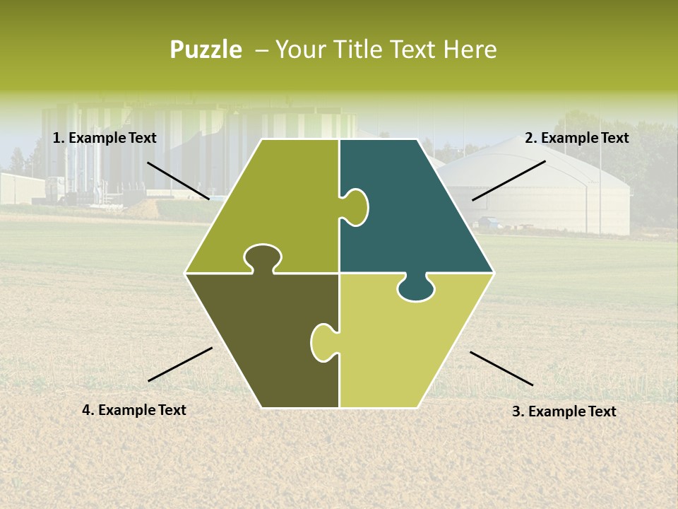 Protection Sky Field PowerPoint Template