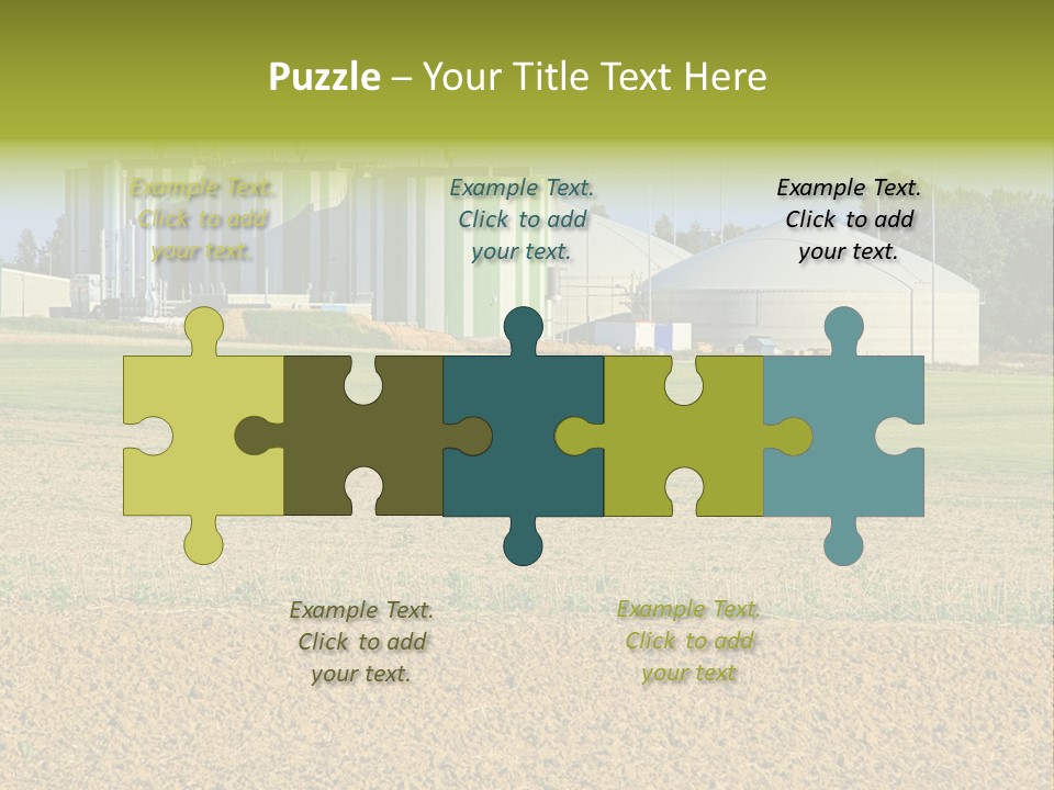 Protection Sky Field PowerPoint Template