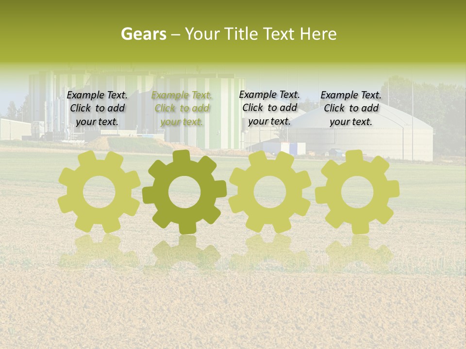 Protection Sky Field PowerPoint Template