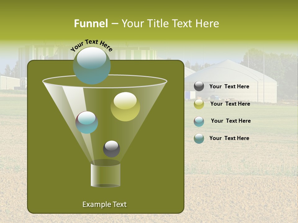 Protection Sky Field PowerPoint Template
