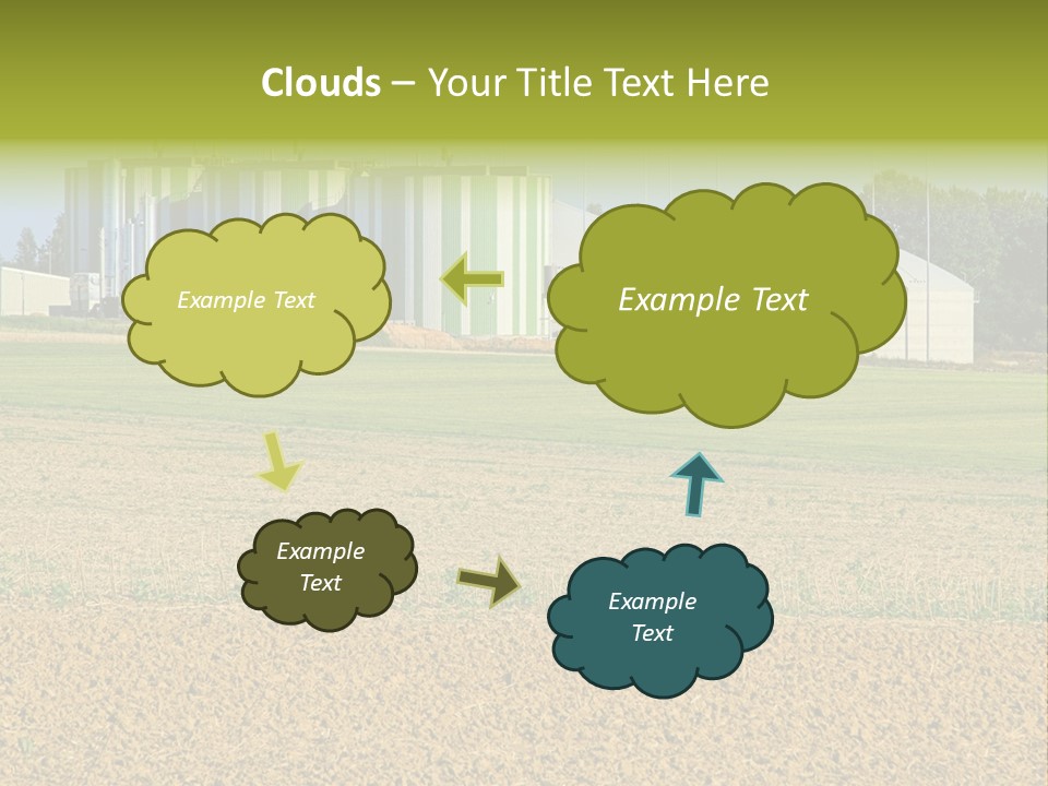 Protection Sky Field PowerPoint Template