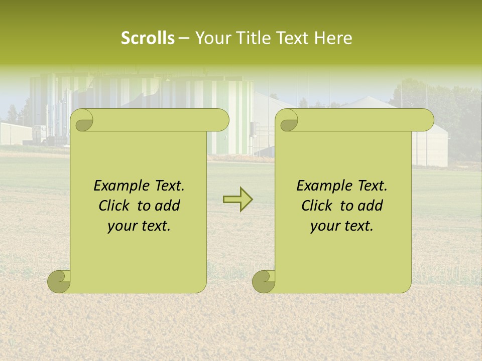 Protection Sky Field PowerPoint Template