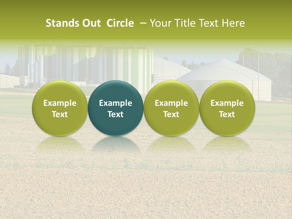 Protection Sky Field PowerPoint Template