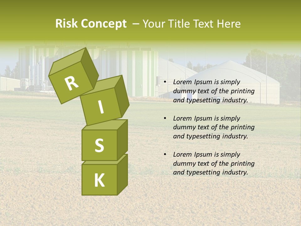 Protection Sky Field PowerPoint Template