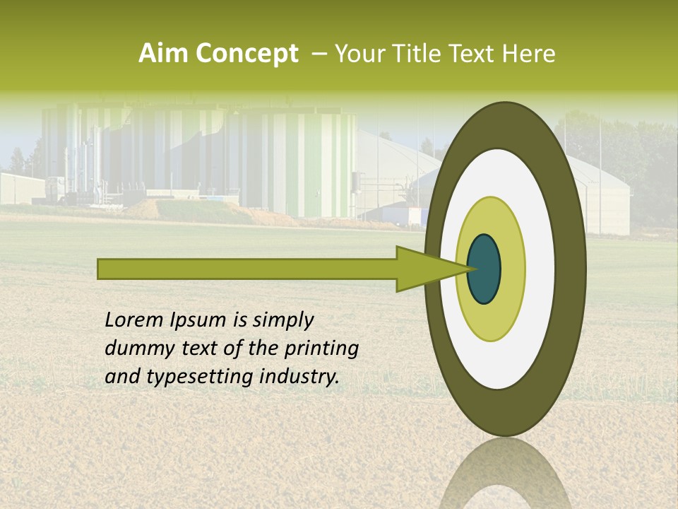 Protection Sky Field PowerPoint Template