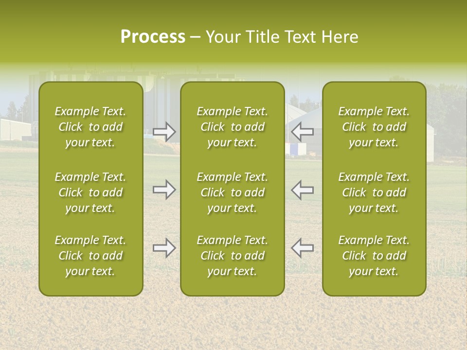 Protection Sky Field PowerPoint Template