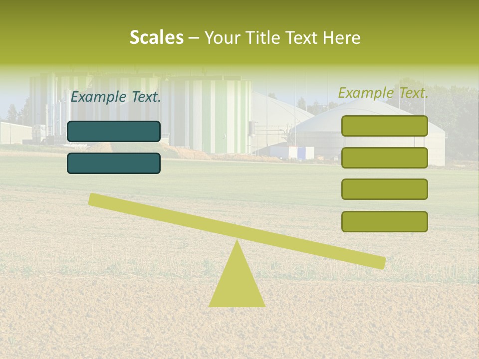Protection Sky Field PowerPoint Template