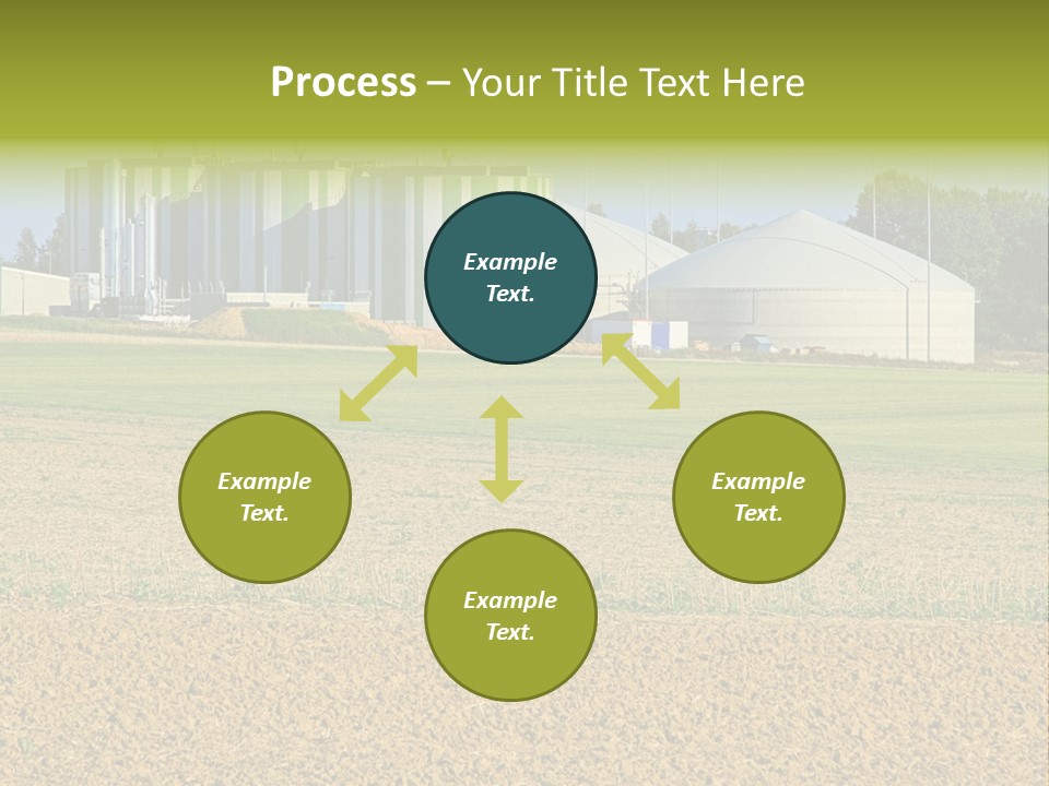 Protection Sky Field PowerPoint Template