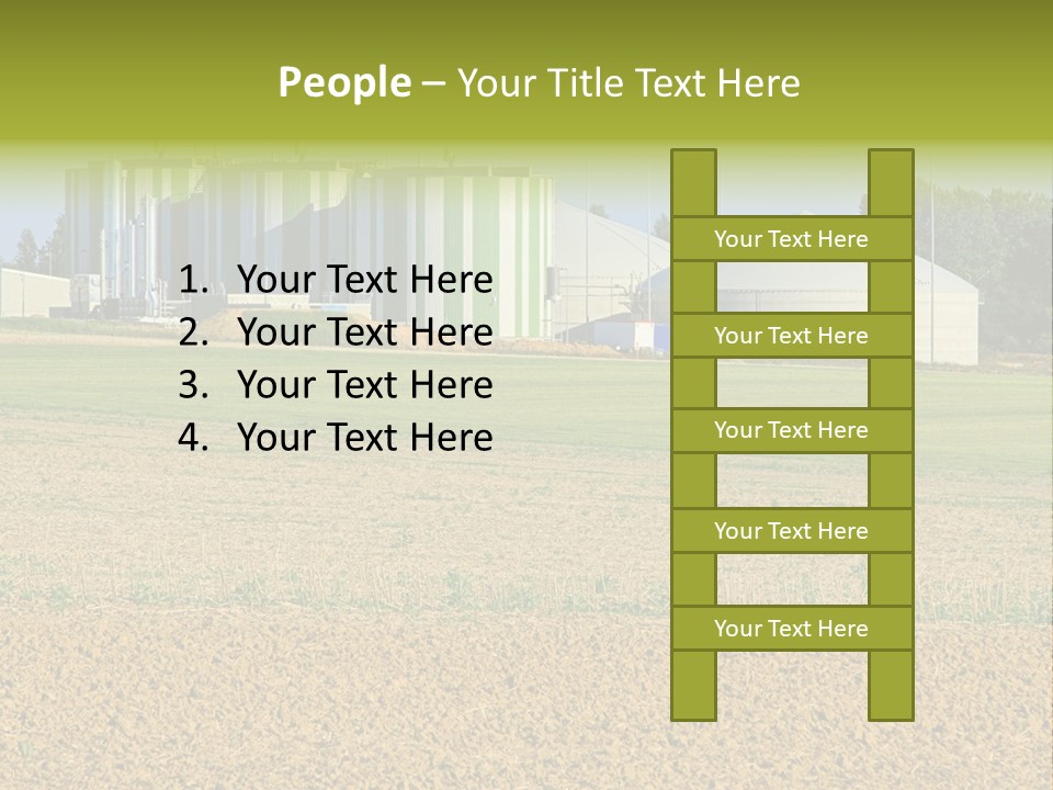 Protection Sky Field PowerPoint Template