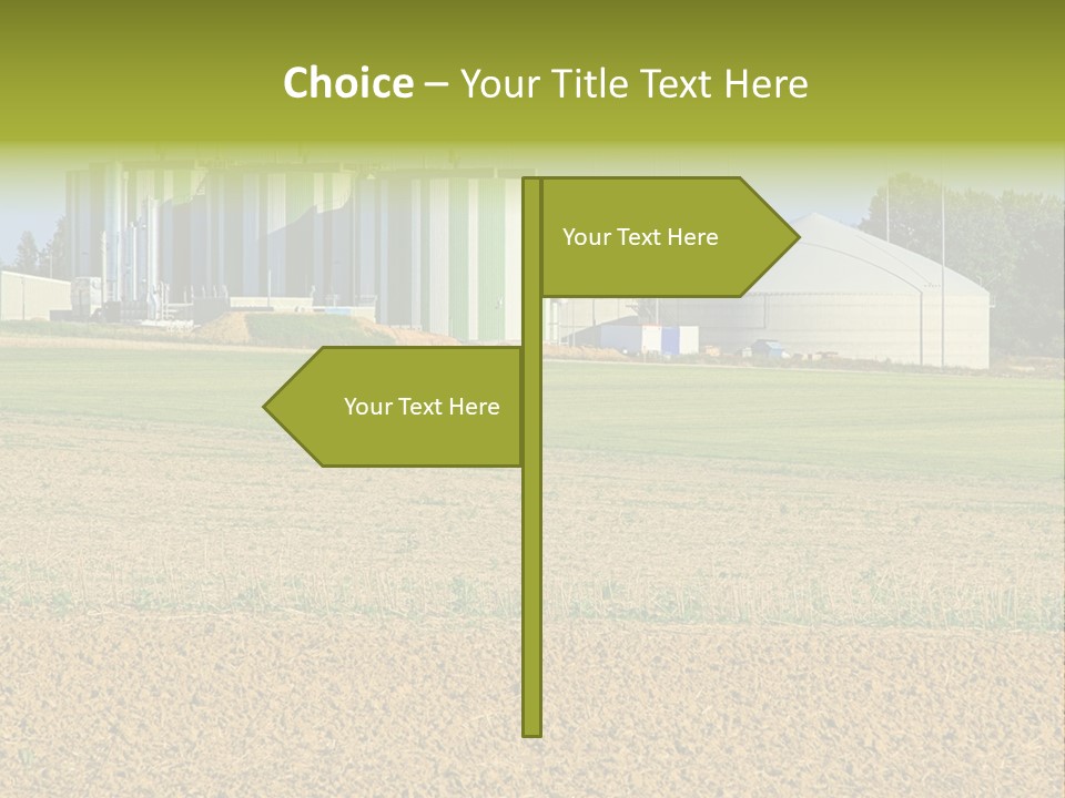 Protection Sky Field PowerPoint Template