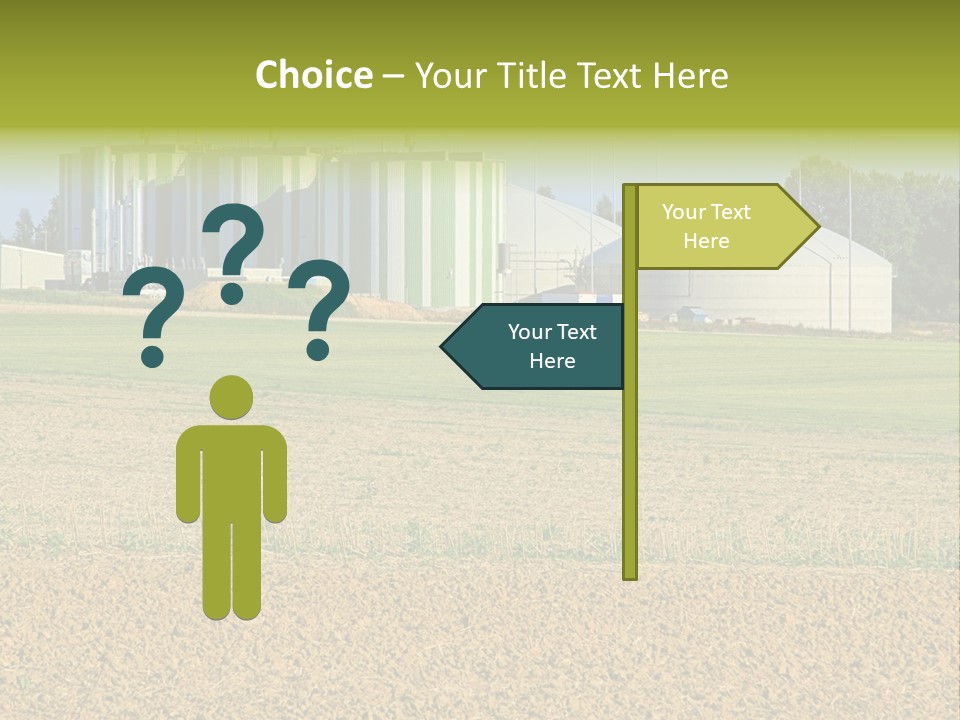 Protection Sky Field PowerPoint Template