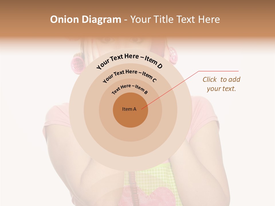 Apron Listening Green PowerPoint Template