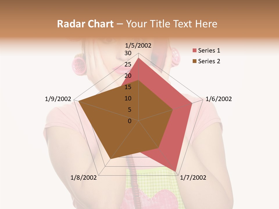 Apron Listening Green PowerPoint Template