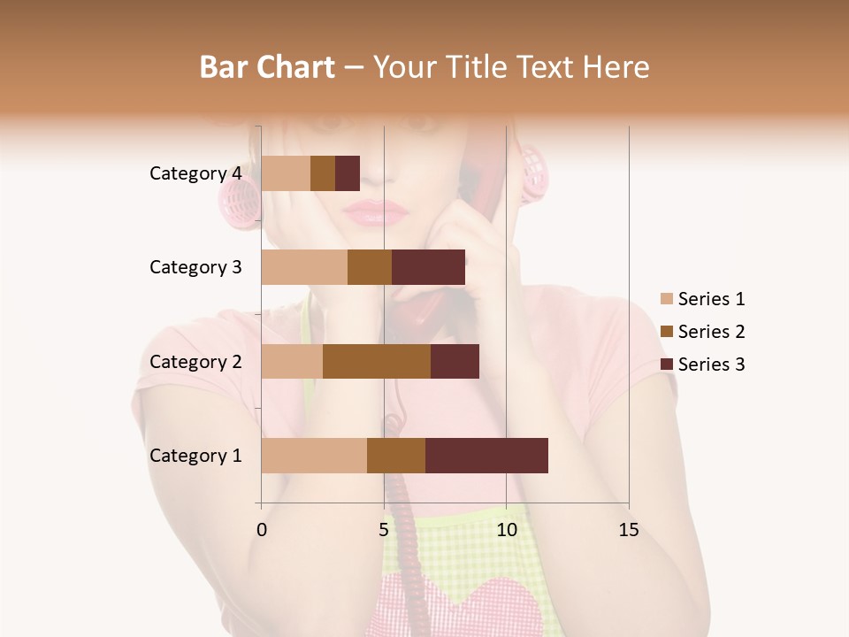 Apron Listening Green PowerPoint Template