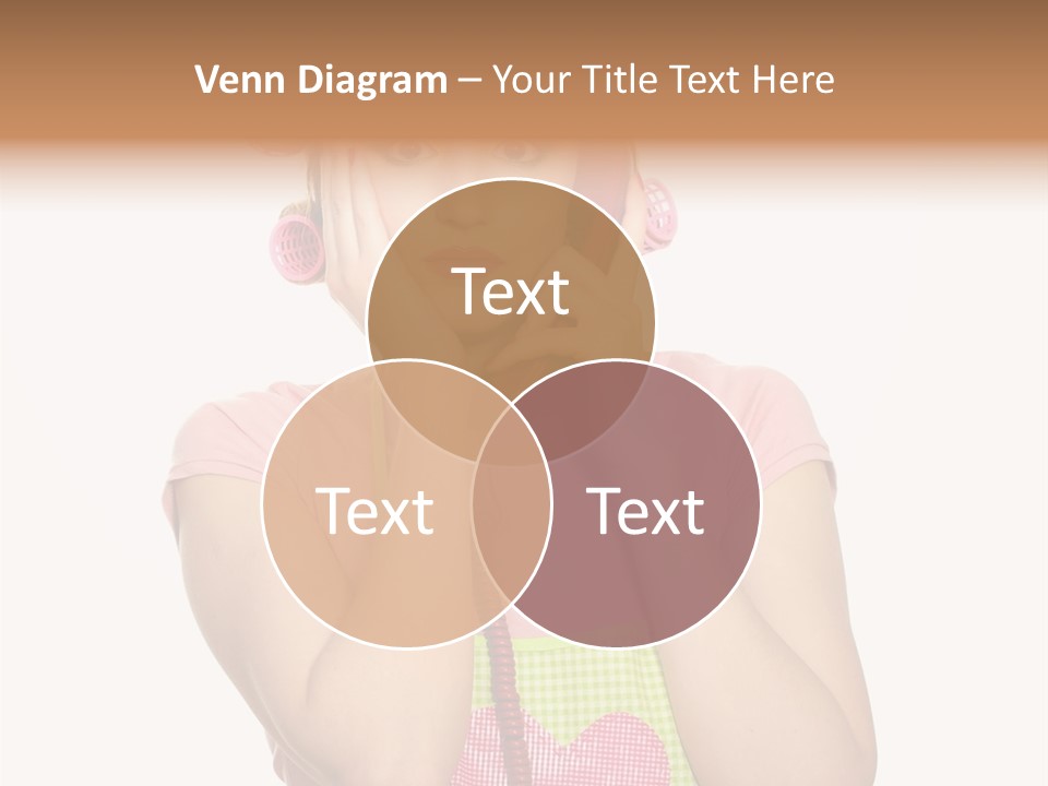 Apron Listening Green PowerPoint Template