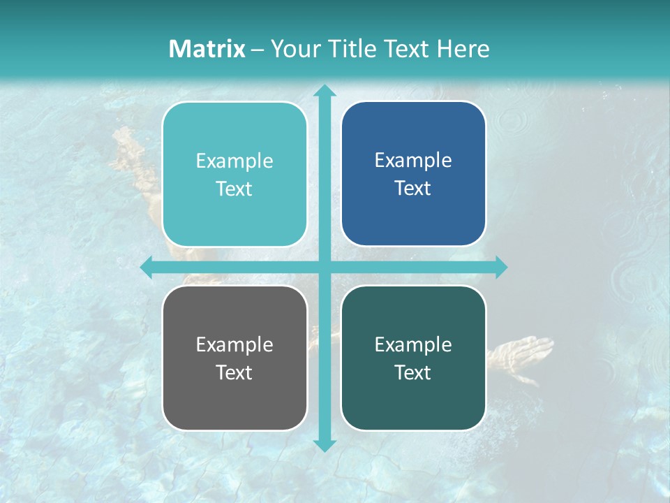 A Man Swimming In A Pool Of Water Powerpoint Template PowerPoint Template