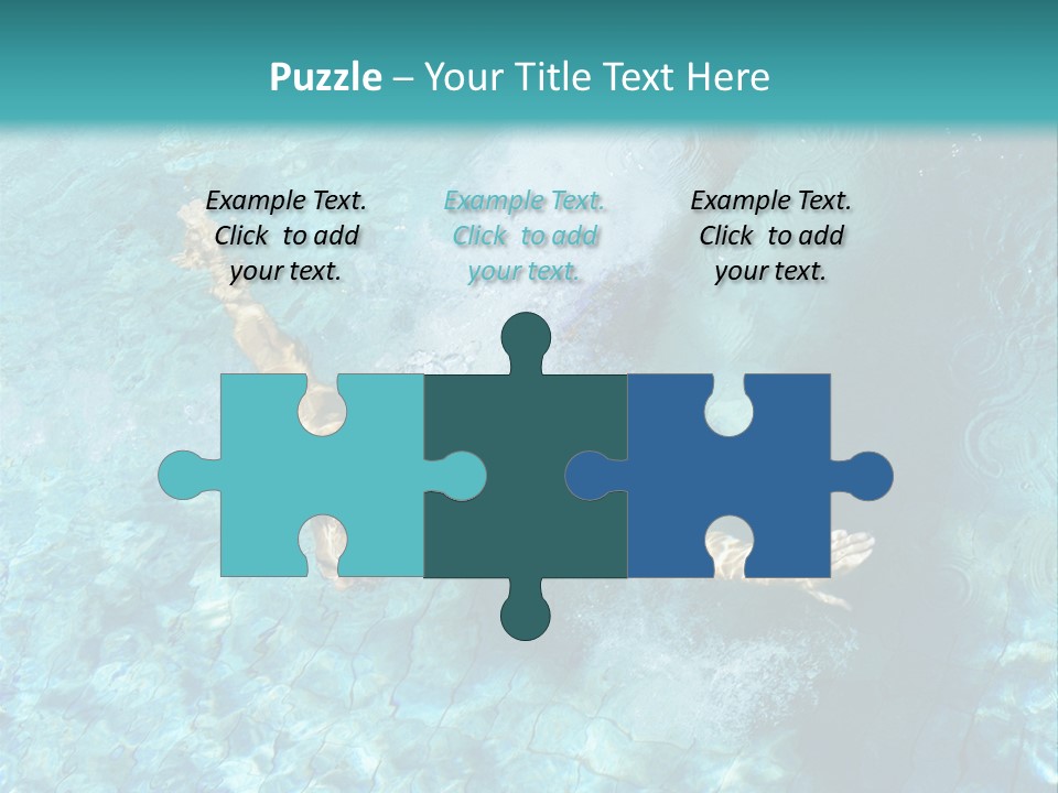 A Man Swimming In A Pool Of Water Powerpoint Template PowerPoint Template