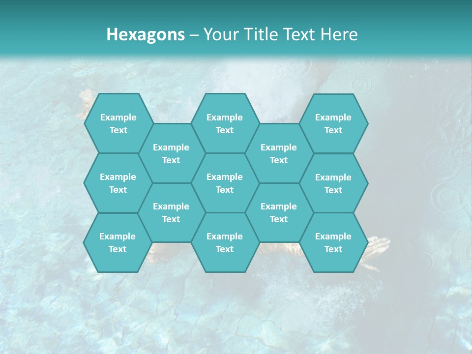 A Man Swimming In A Pool Of Water Powerpoint Template PowerPoint Template