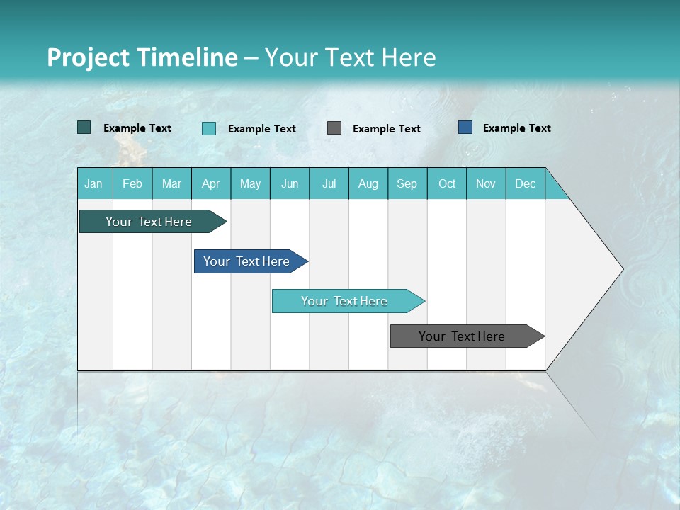 A Man Swimming In A Pool Of Water Powerpoint Template PowerPoint Template