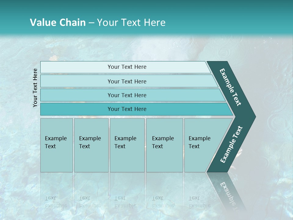A Man Swimming In A Pool Of Water Powerpoint Template PowerPoint Template