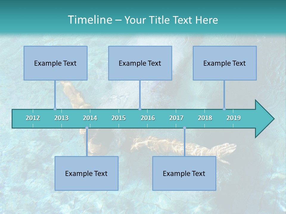 A Man Swimming In A Pool Of Water Powerpoint Template PowerPoint Template