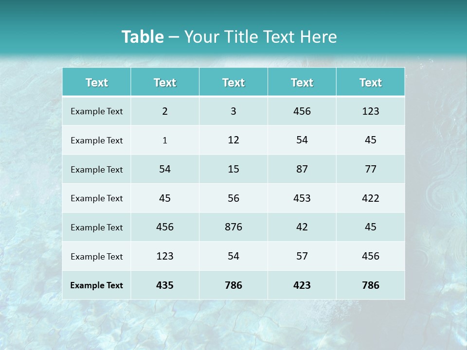 A Man Swimming In A Pool Of Water Powerpoint Template PowerPoint Template