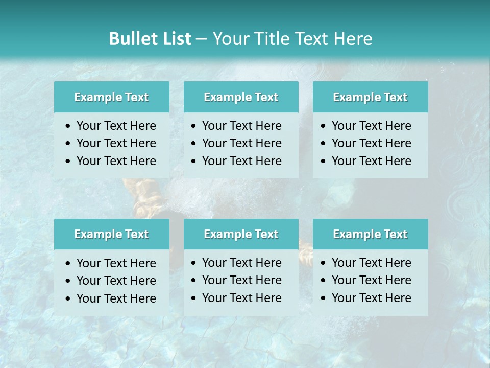 A Man Swimming In A Pool Of Water Powerpoint Template PowerPoint Template