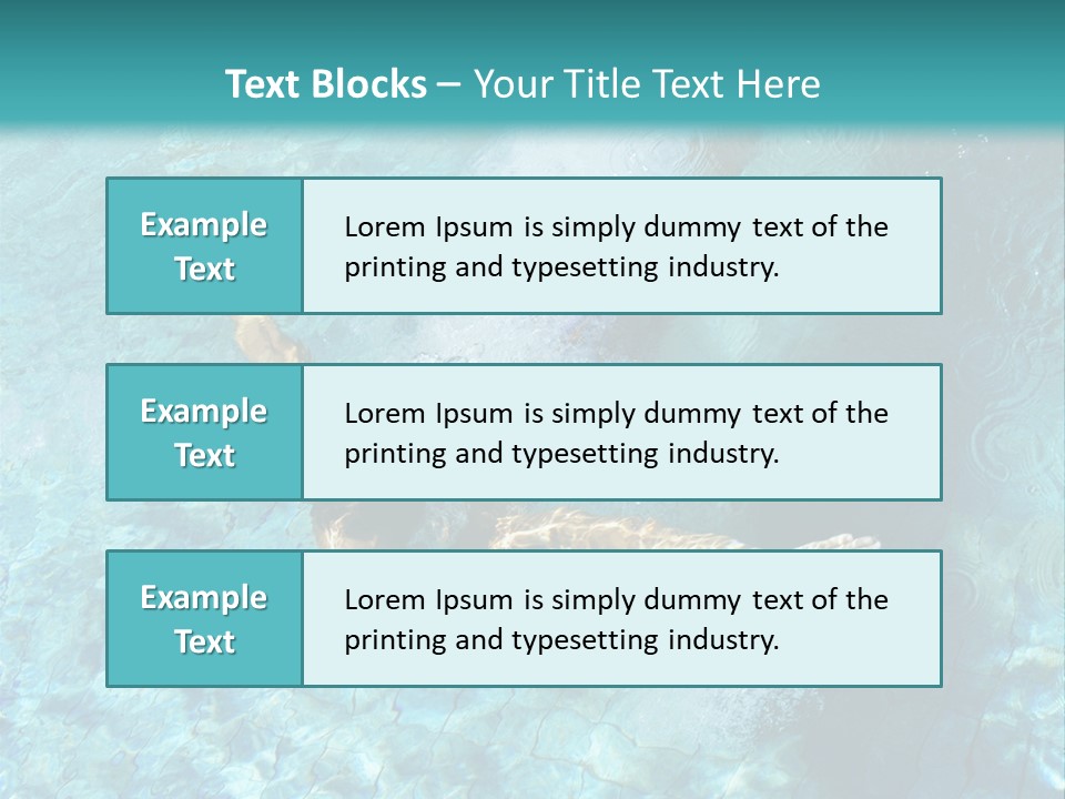 A Man Swimming In A Pool Of Water Powerpoint Template PowerPoint Template