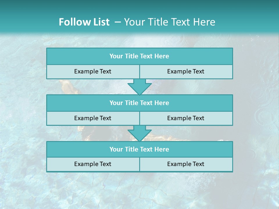 A Man Swimming In A Pool Of Water Powerpoint Template PowerPoint Template