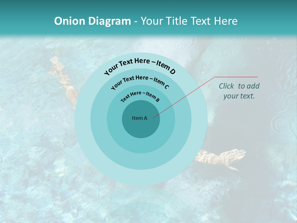 A Man Swimming In A Pool Of Water Powerpoint Template PowerPoint Template