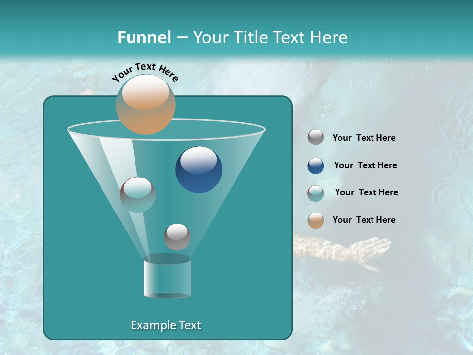 A Man Swimming In A Pool Of Water Powerpoint Template PowerPoint Template