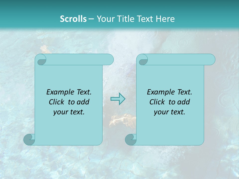 A Man Swimming In A Pool Of Water Powerpoint Template PowerPoint Template