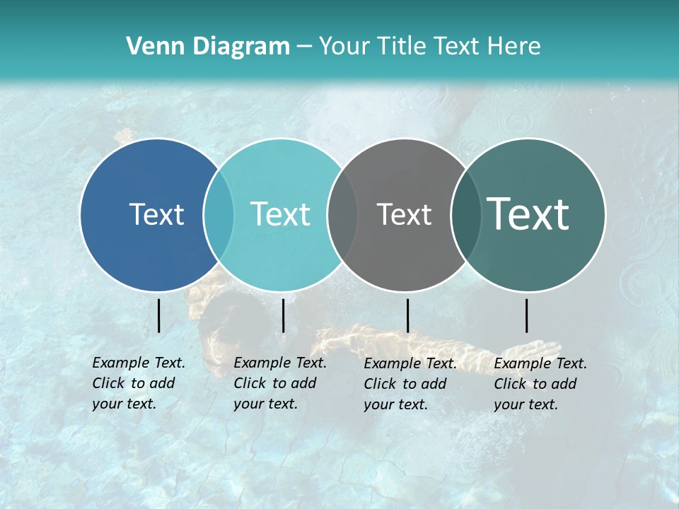 A Man Swimming In A Pool Of Water Powerpoint Template PowerPoint Template