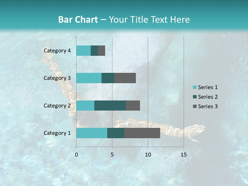 A Man Swimming In A Pool Of Water Powerpoint Template PowerPoint Template